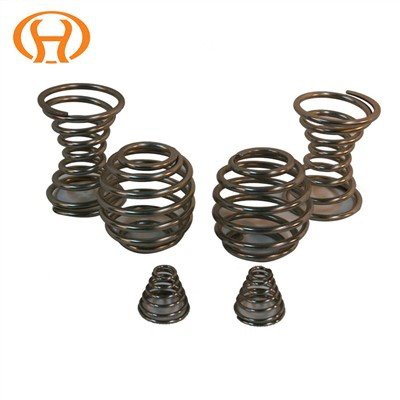산업용 강철 금속 원추형 스프링